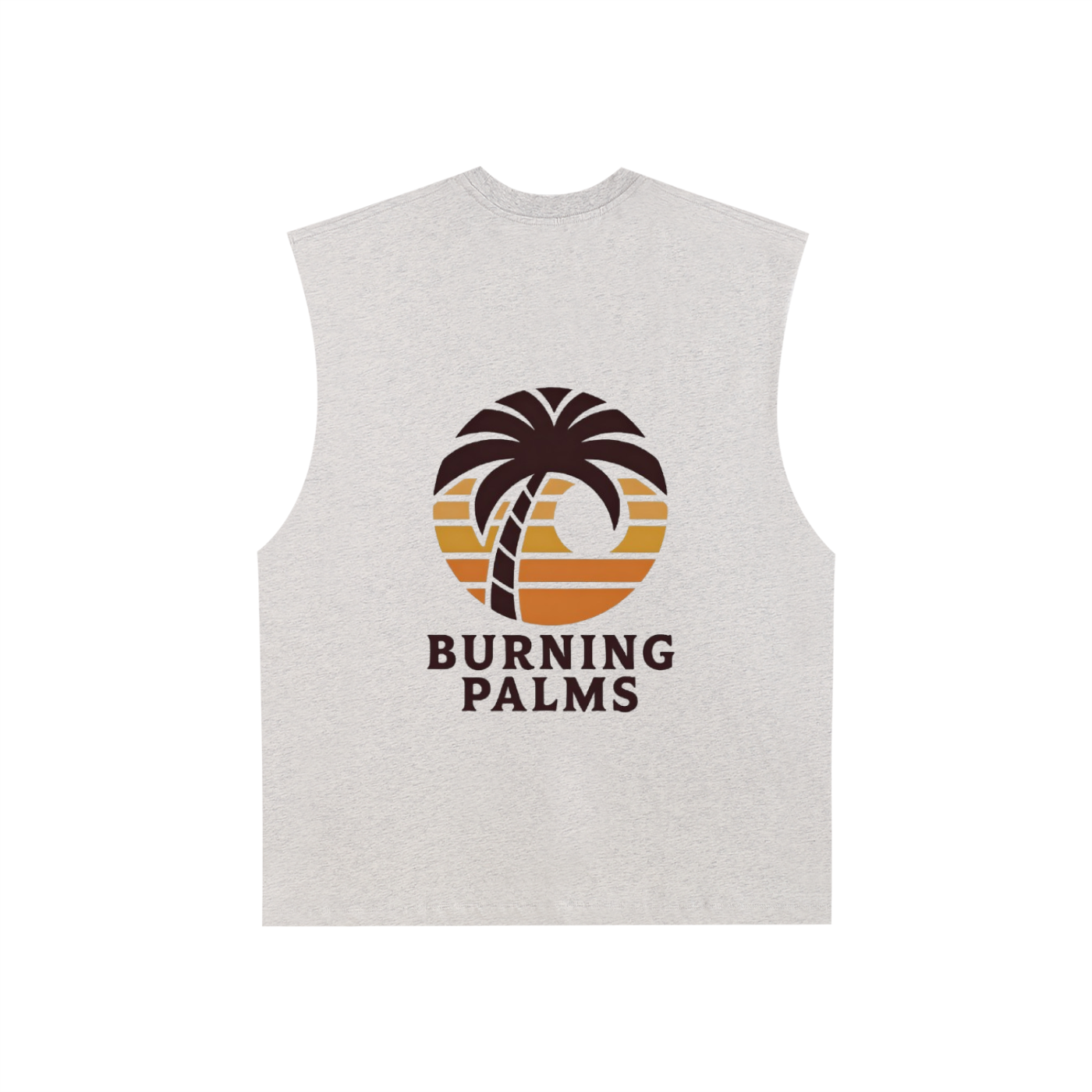 Raw Edge Cotton Tank Top