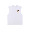 Raw Edge Cotton Tank Top
